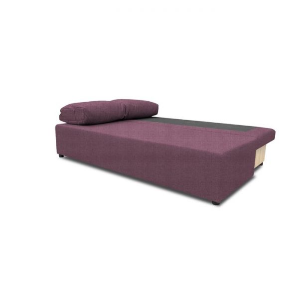 Диван «Алиса 2», еврокнижка, бельевой ящик, ткань велюр, цвет shaggy azure