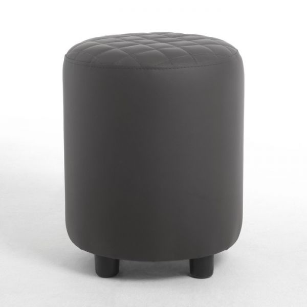 Пуф "Йокки", экокожа черный