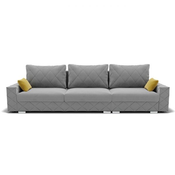 Диван-трансформер с выдвижной оттоманкой «Мартин 1», велюр, цвет альба 044 / альба 071