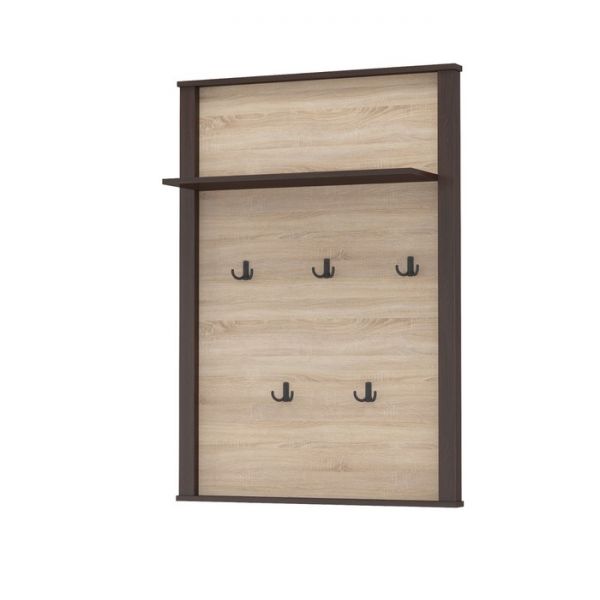 Вешалка Сканди, 868х251х1228, Дуб сонома/Венге