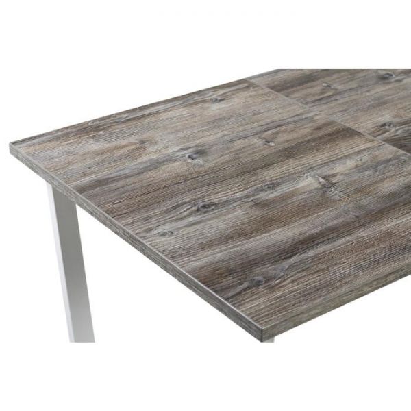 Стол АТЛАНТ-12 1300/1800*800х750 Сосна Пасадена/Опора АТЛАНТ-Белый глянец