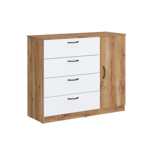 Комод «Сеул», 1200 ? 450 ? 1004 мм, цвет дуб кельтик / белый