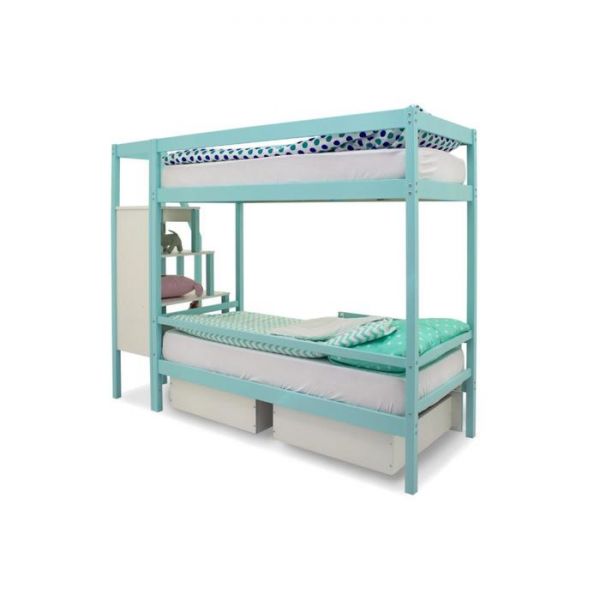 Детская двухъярусная кровать Бельмарко Svogen мятный