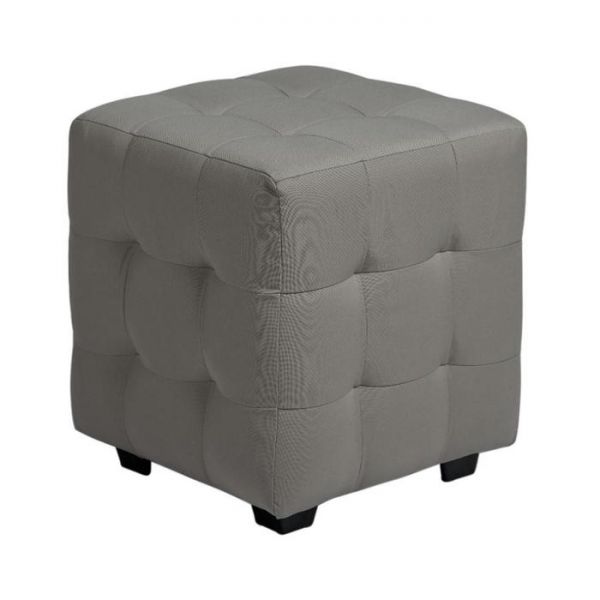 Пуф Генри 400х400х420 Рогожка ASH