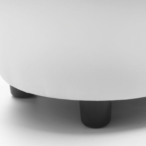 Пуф "Йокки", экокожа черный