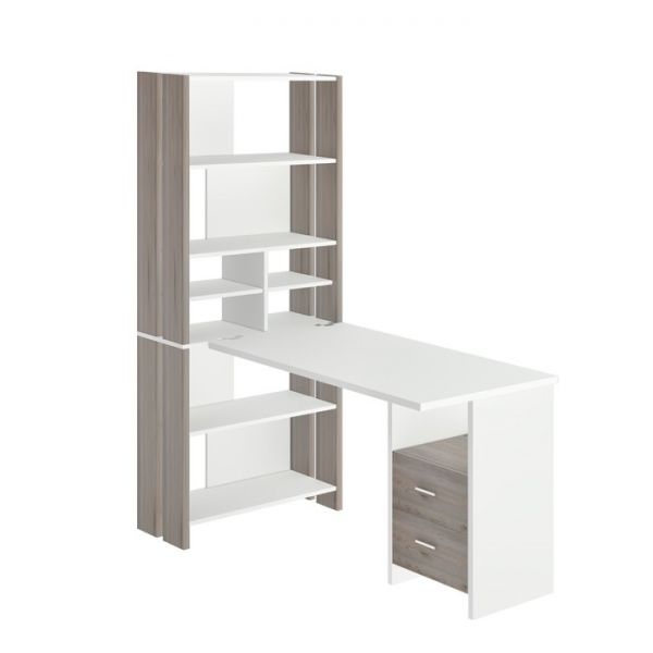 Компьютерный стол, 700 ? 1522 ? 1785 мм, цвет карамель/венге