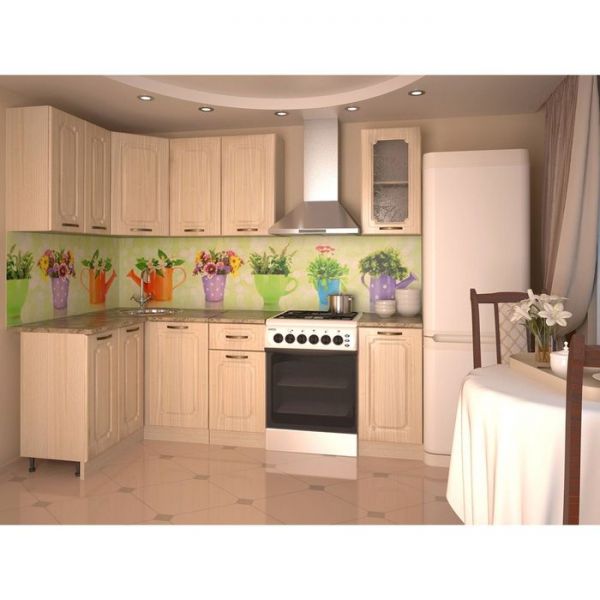 Кухонный гарнитур, грецкий орех 13, 1200 ? 1800 мм, левый