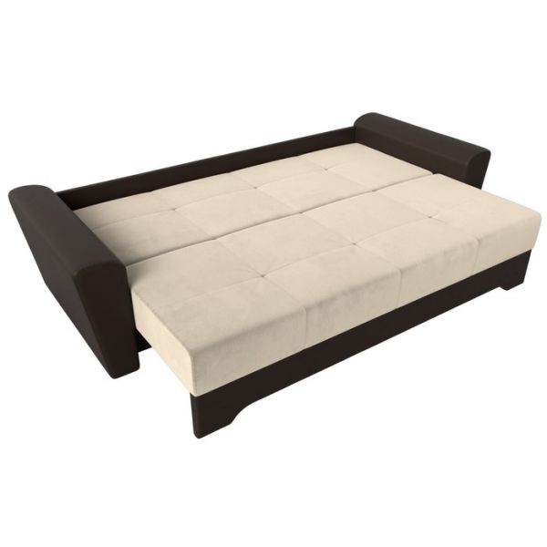 Диван прямой «Амстердам», механизм еврокнижка, рогожка, цвет серый