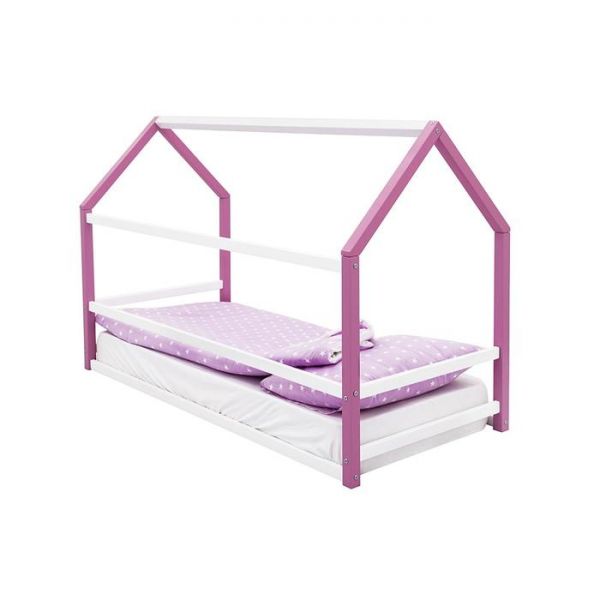 Детская кровать-домик Монтессори Бельмарко Svogen лаванда-белый