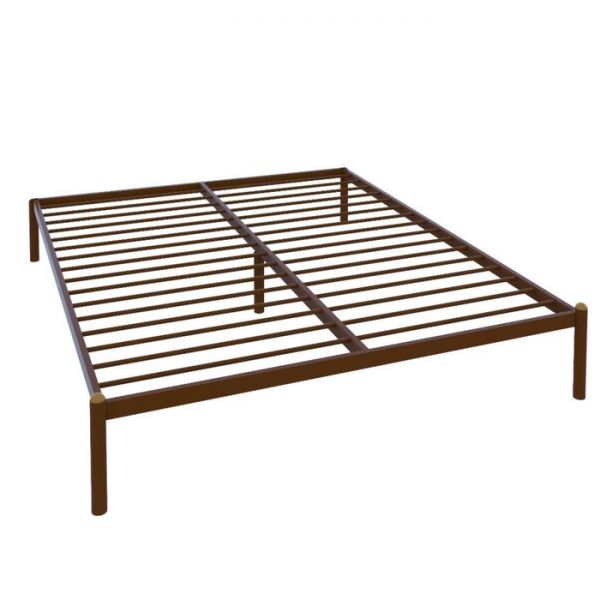 Кровать «Вероника», 1200 ? 1900 мм, металл, цвет коричневый