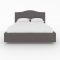 Кровать «Ротонда» с ПМ, 140 ? 200 см, ортопедическое основание, цвет Bravo Grey