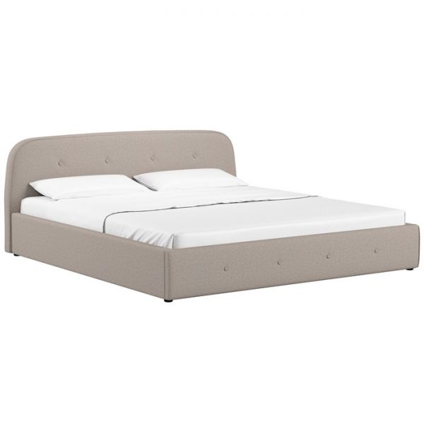 Кровать Илона, 1800х2000, ортопедическое осн+ПМ, Шерлок/Бежевый