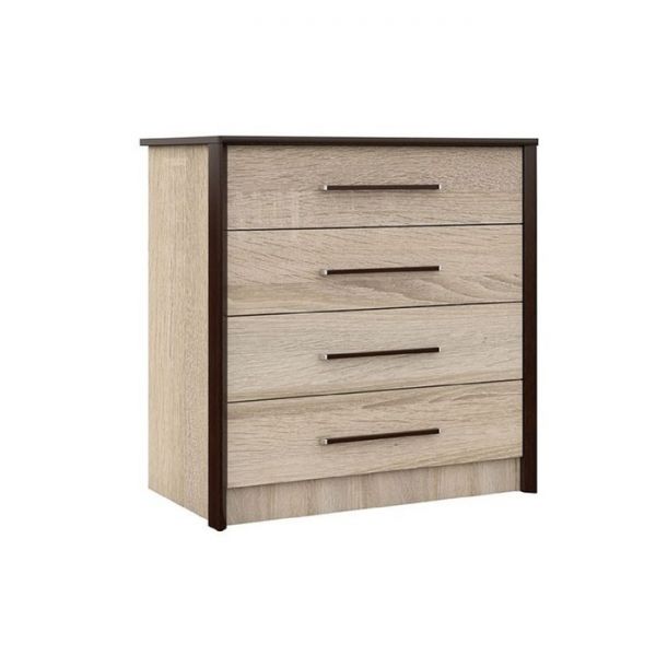 Комод «Эшли», 800 ? 468 ? 816 мм, цвет венге / дуб сонома