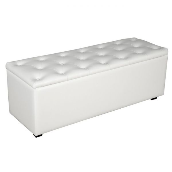 Банкетка Монако-2 1210х420хН430 Экокожа белый