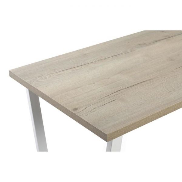 Стол АТЛАНТ-06 1200*800х750 Галифакс белый/Опора АТЛАНТ-Белый глянец