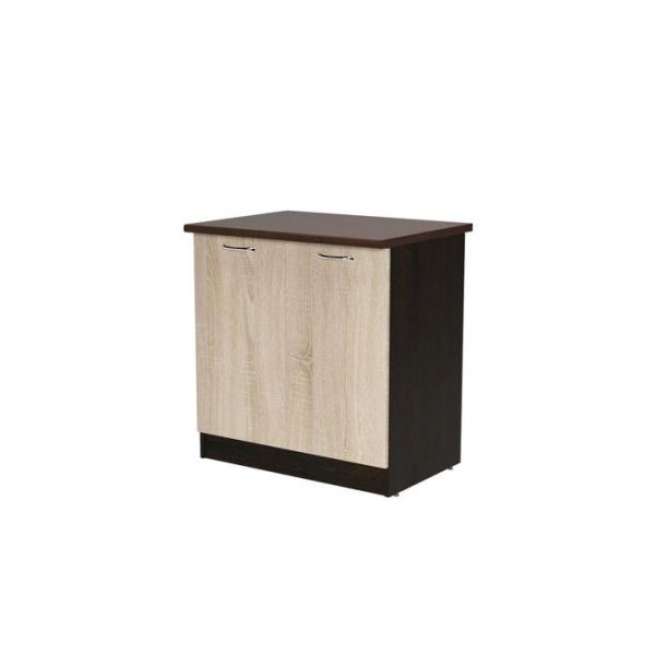 Шкаф напольный Сабрина 800х600х850 2 дверцы венге/дуб сонома/дуглас темный