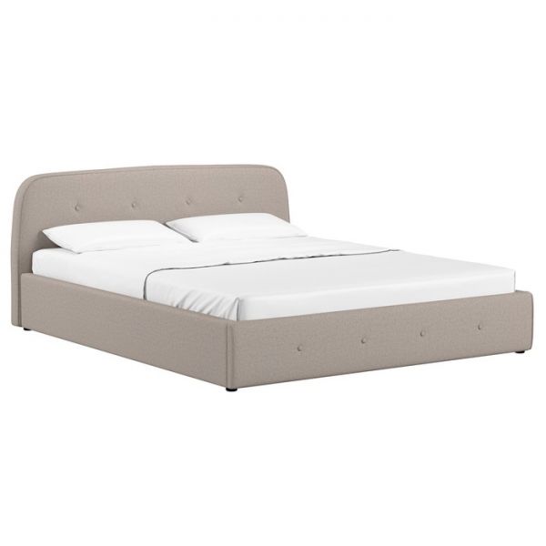 Кровать Илона, 1600х2000, ортопедическое осн+ПМ, Шерлок/Бежевый