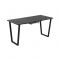 Стол АТЛАНТ-01  1100/1500х700х760 Камень Черный/Опора Атлант чёрная матовая