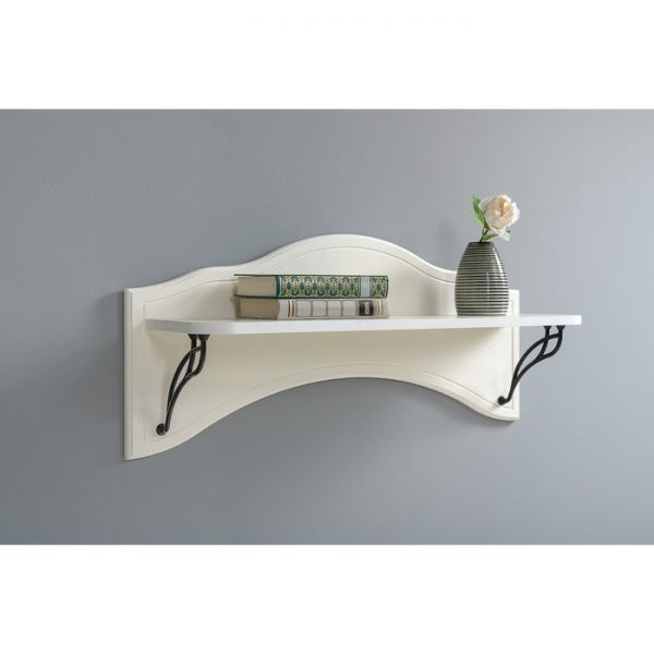 Полка Роуз 15.68, 820х225х360, Белый/ Ясень ваниль