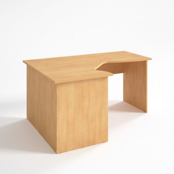 Стол угловой левый СЛ16.12.7, 1600х1180/680х750 мм, бук светлый