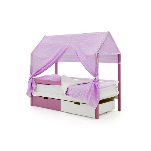 Детская кровать-домик Бельмарко Svogen лаванда-белый