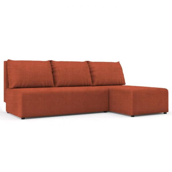 Угловой диван «Алиса», еврокнижка, бельевой ящик, ткань велюр, цвет vital aloe