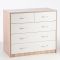 Комод 5 ящиков  900х480х800 дуб сонома/белый