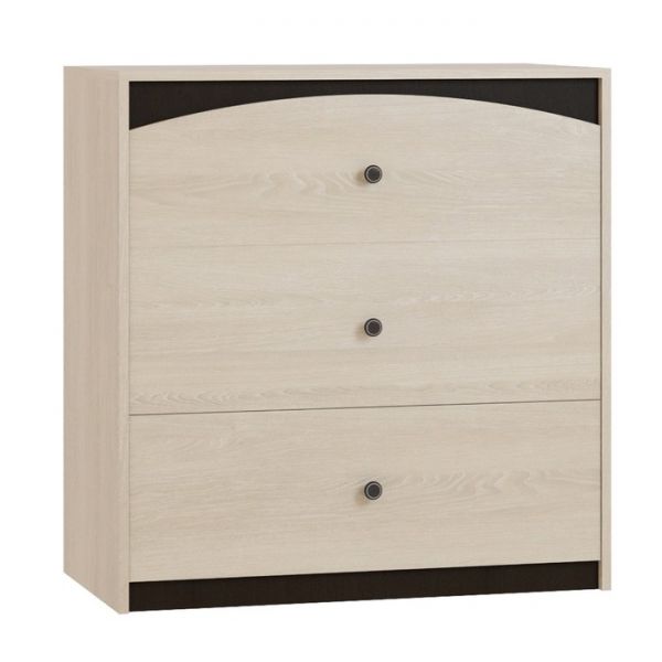 Комод с 3-мя ящиками «Ева», 840 ? 438 ? 872 мм, цвет дуб сонома / дуб венге