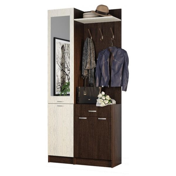 Прихожая Амор 950х368х2100 венге/лоредо