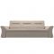 Прямой диван «Клайд», механизм дельфин, рогожка, цвет бежевый