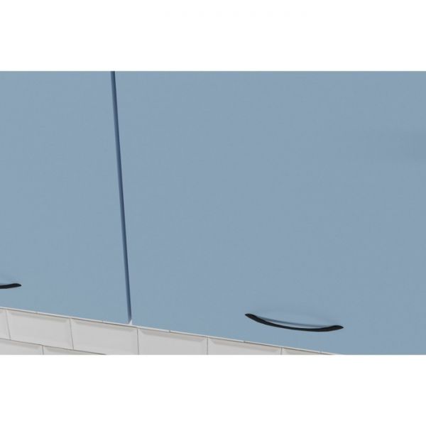 Кухонный гарнитур Лидия мега 2500х600 Белый/Сосна/Капри, Бетон темный