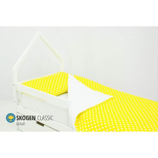 Детская кровать-домик мини "Svogen белый"