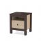 Тумба прикроватная Сканди, 468х420х516, Дуб сонома/Венге