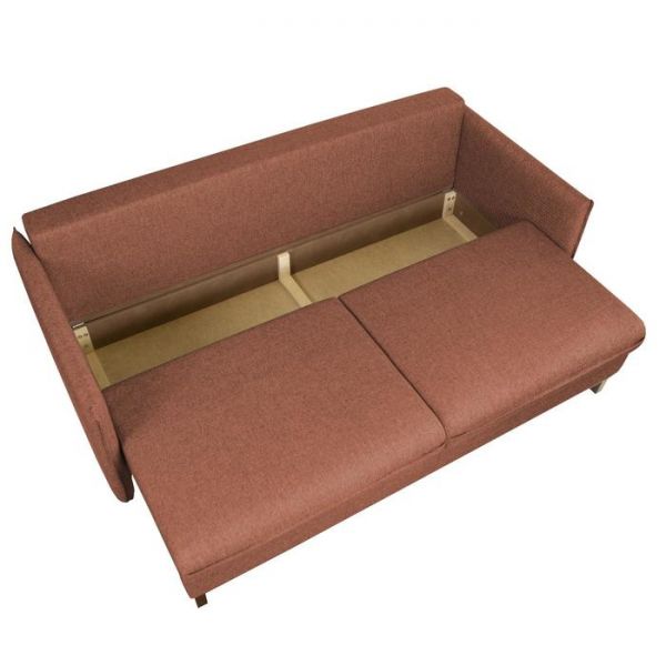 Диван "Матис" с подлокотниками, ткань рогожка Coral