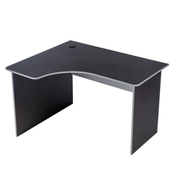 Стол рабочий левый, 1200х1000х750, Венге/Серый