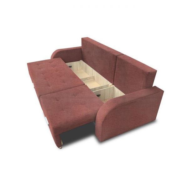 Диван трансформер «Милан», с выдвижным углом, пантограф, рогожка, цвет savana plus beige