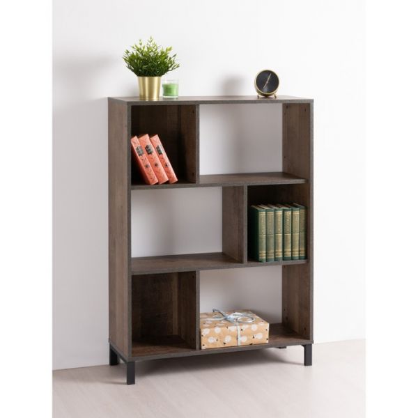 Стеллаж Стронг 13.346, 820х300х1136, Дуб гранж колониальный/Интра