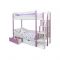 Детская двухъярусная кровать Бельмарко Svogen лаванда-белый