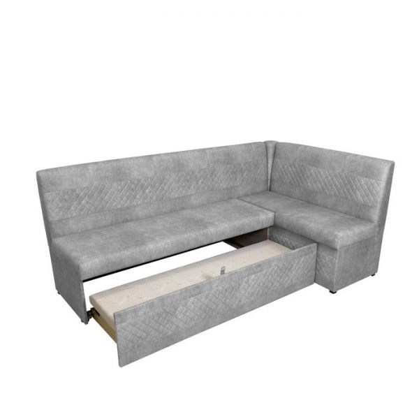 Кухонный уголок «Фантазия», левый угол, цвет эмилия смок