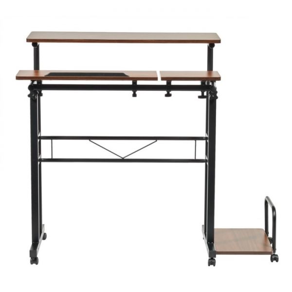 Стол многофункциональный Shuttle, 800 ? 580 ? 800(1300) мм, цвет светлое дерево / белый