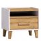 Тумба прикроватная «Айрис 41», 486 ? 358 ? 445 мм, цвет белый / дуб золотистый