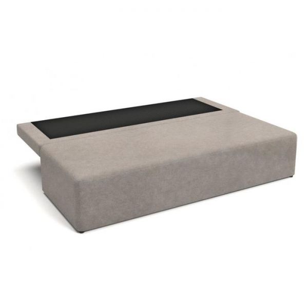 Диван «Алиса 2», еврокнижка, рогожка, цвет savana plus denim / savana plus ivory