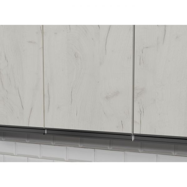 Кухонный гарнитур Паола нормал 1500х600 Белый/Кантри/Дуб грей, Дуб браун