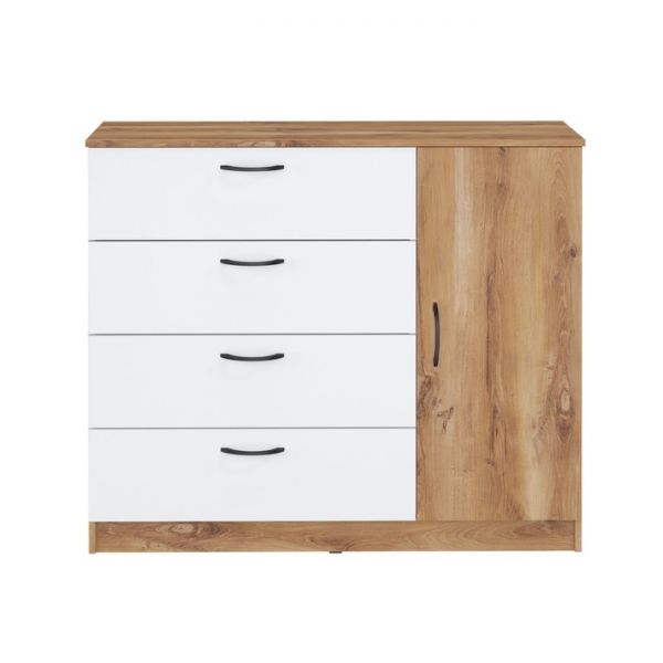Комод «Сеул», 1200 ? 450 ? 1004 мм, цвет дуб кельтик / белый