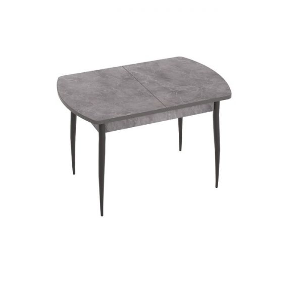 Раздвижной стол «Орфей 9», 1100/1400 ? 750 ? 754 мм, пластик, цвет тиснение слюда светлый