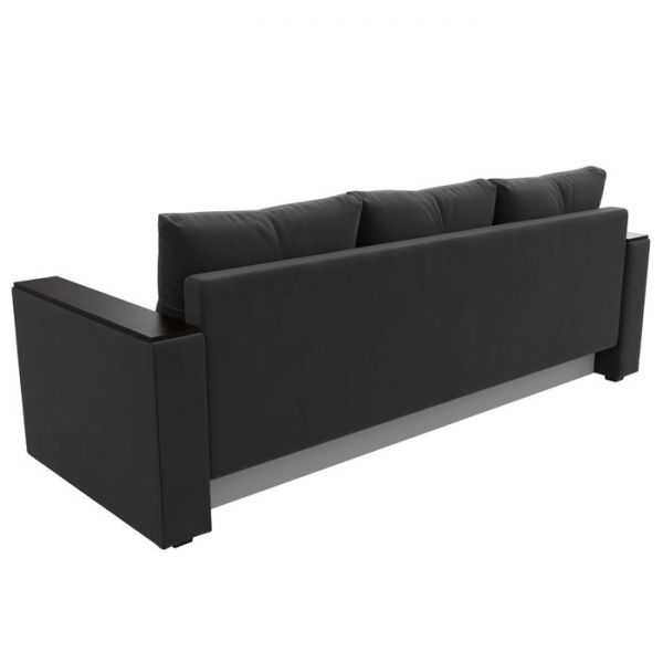 Диван прямой «Атланта лайт», без стола, еврокнижка, велюр, цвет, цвет бежевый