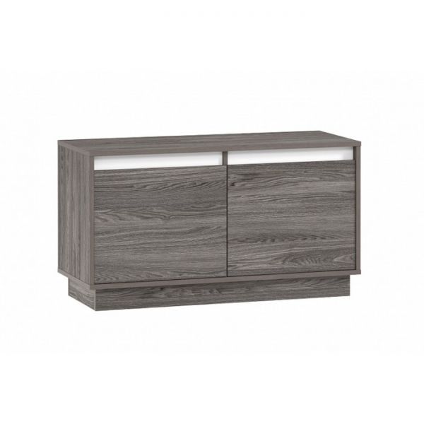 Тумба под ТВ Virginia НМ 040.53, 1008х400х554, Белый Скандинавский/Ясень Анкор темный