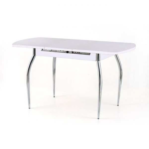 Стол раздвижной «Вегас-1.5», 1100(1450) ? 700 ? 750 мм, цвет белый