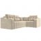 Угловой диван «Кембридж», механизм еврокнижка, микровельвет, цвет бежевый