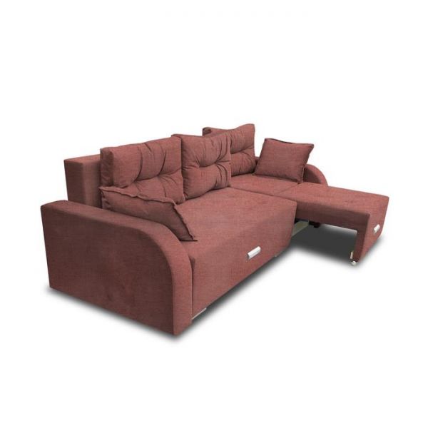 Диван трансформер «Милан», с выдвижным углом, пантограф, рогожка, цвет savana plus beige